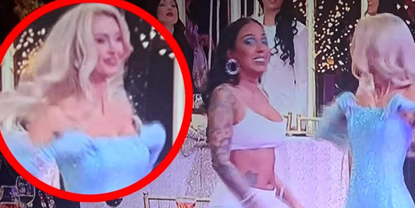 Andreea Bălan, gafă vestimentară de Revelion, la Antena 1, înainte să plece în Australia la Victor Cornea. Momentul stânjenitor a fost filmat şi vedeta a încercat să îl depăşească rapid