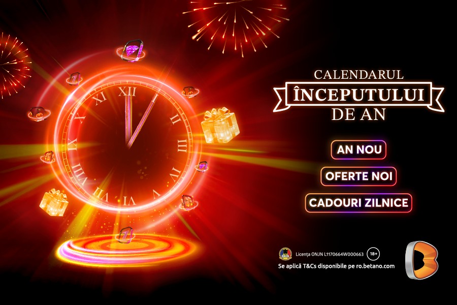 Dăm startul Calendarului Începutului de An Betano! An Nou, Oferte Noi, Cadouri Zilnice