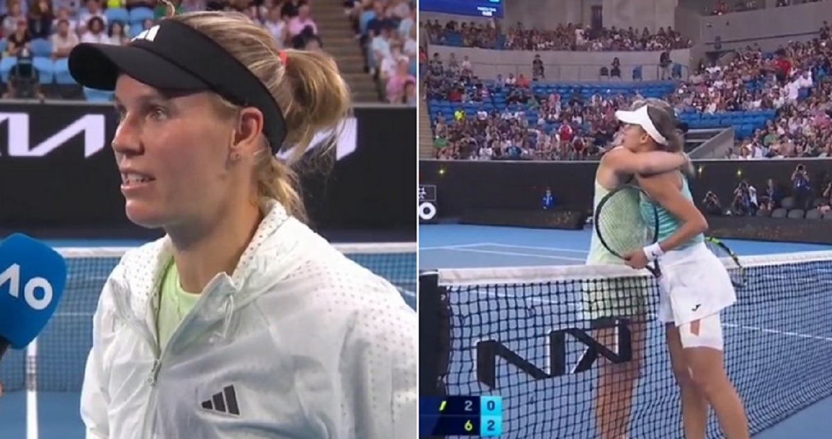 Primul meci jucat de Caroline Wozniacki la Australian Open după patru ani s-a încheiat prematur! Accidentare dureroasă suferită de adversara campioanei din 2018. FOTO