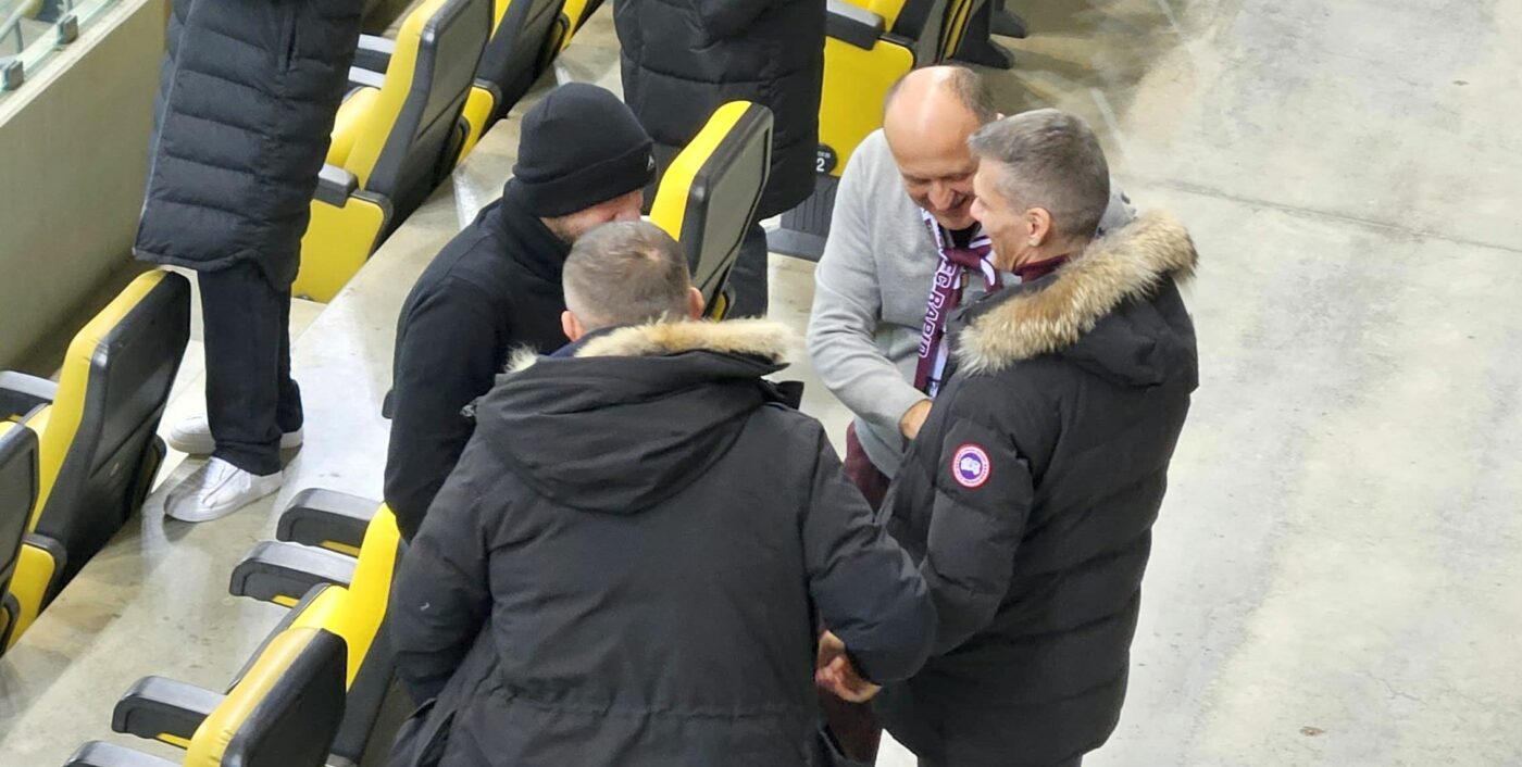 Ce au făcut conducătorii celor două echipe înainte de Dinamo – Rapid! Cum au fost surprinși aceștia pe Arena Națională