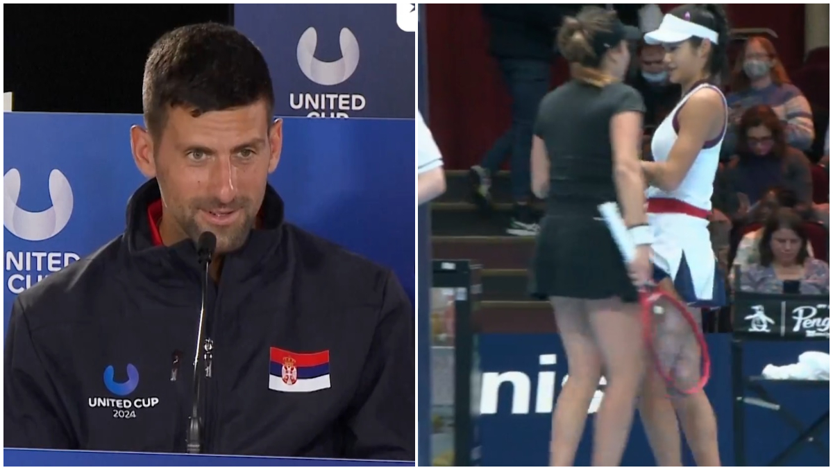 Novak Djokovic, gest care te lasă fără cuvinte după meciul Gabriela Ruse – Emma Răducanu de la Auckland! Reacția neașteptată a liderului ATP la adresa britanicei de origine română. FOTO