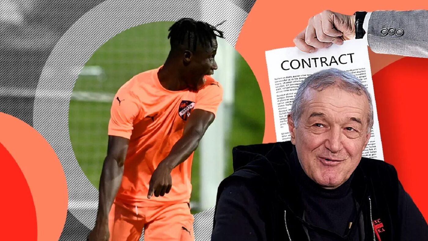 FCSB a adus un fotbalist de 20.000.000 de euro! Clauza incredibilă pe care Gigi Becali i-a trecut-o în contract africanului supersonic