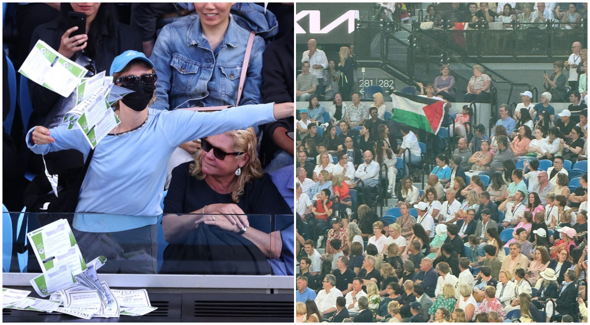 Incidente de necrezut la finala Australian Open! O femeie care a strigat „Palestina liberă” a fost scoasă cu forța din arenă. VIDEO