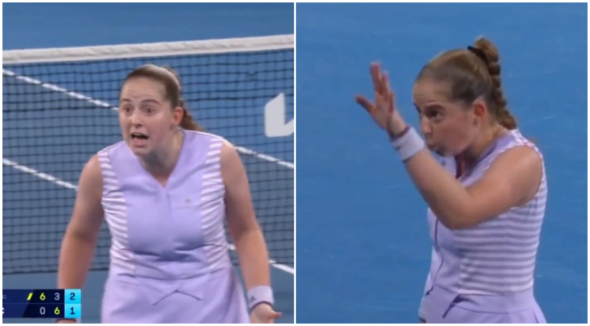 Jelena Ostapenko, gesturi de maidan la Australian Open! Letona i-a dat afară din tribune pe membrii staff-ului, chiar în timpul meciului. VIDEO
