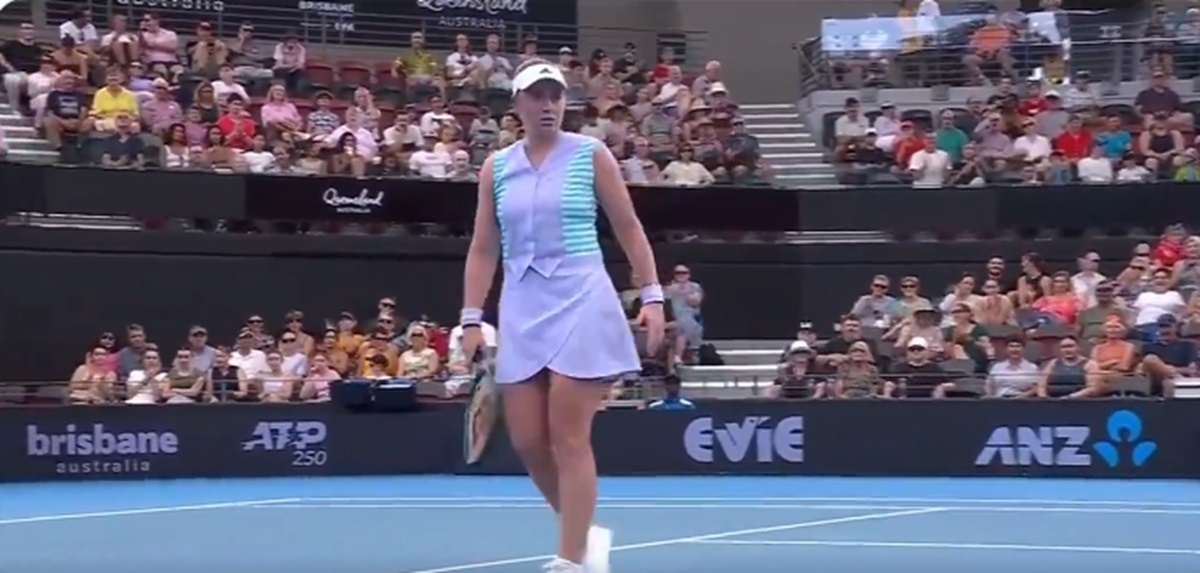 Jelena Ostapenko a speriat pe toată lumea la turneul de la Brisbane! Ce a făcut-o să urle de nervi pe teren. VIDEO