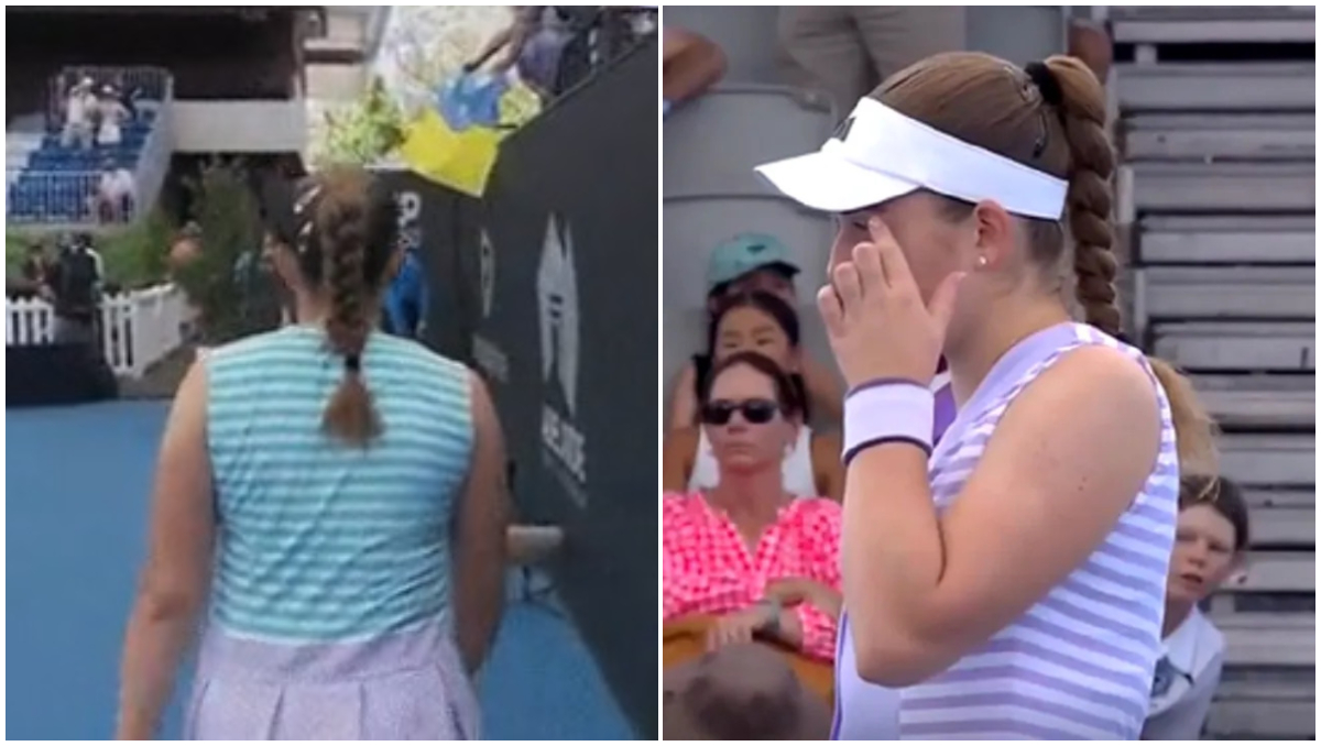 Jelena Ostapenko și-a arătat cealaltă față, la doar două zile după ce a învins-o pe Sorana Cîrstea la Adelaide! Gestul letonei când cineva i-a întins steagul adversarei. VIDEO