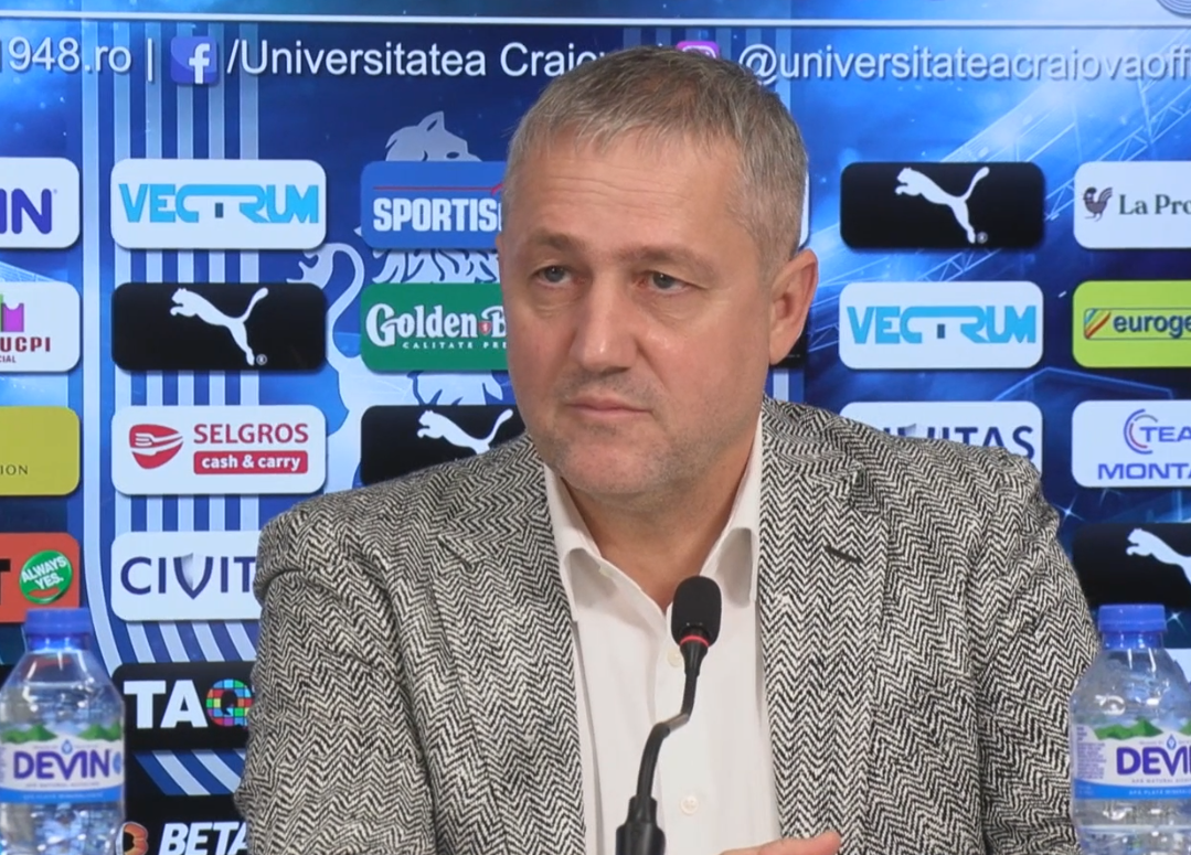 Transferul cu care Mihai Rotaru ar da lovitura la Universitatea Craiova: „Avem nevoie de unul ca Olaru”