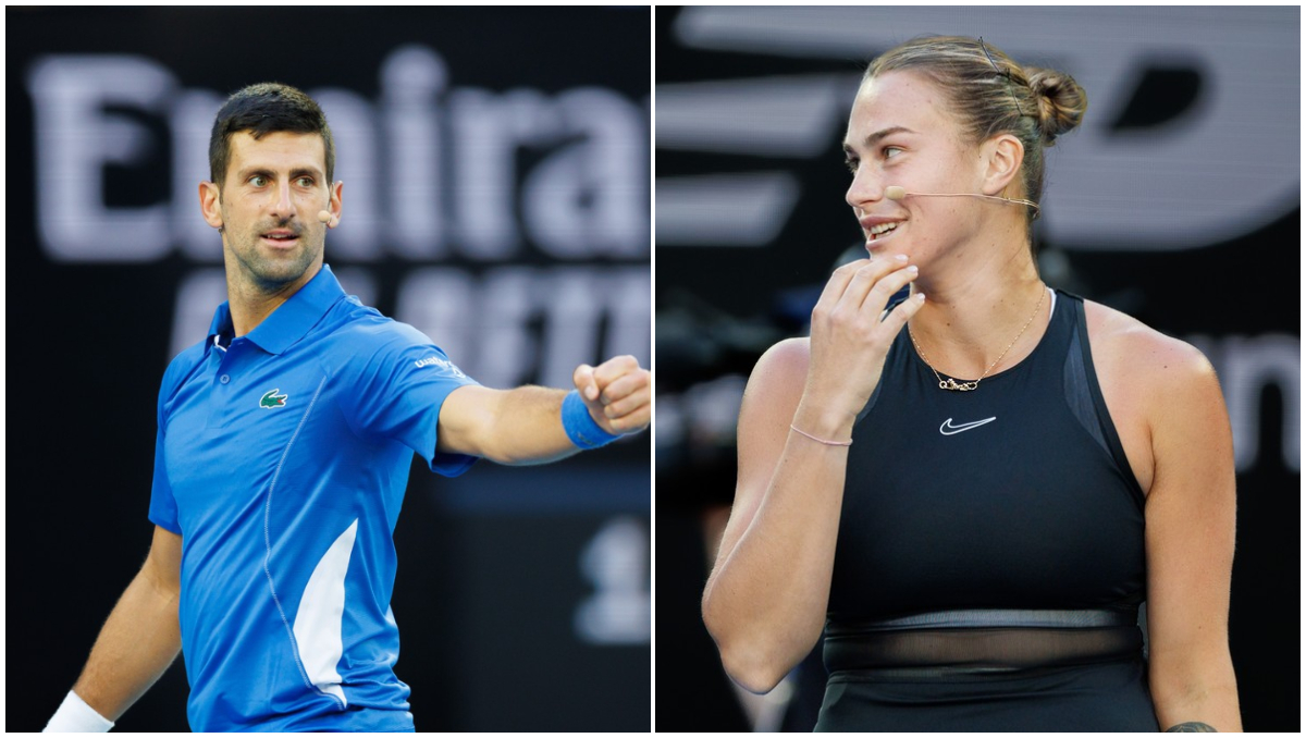 Novak Djokovic a crezut că nu aude bine! Ce a spus Aryna Sabalenka în momentul în care s-a aplecat în fața ei, la Australian Open: „Iubitului meu nu îi va pica bine!” VIDEO
