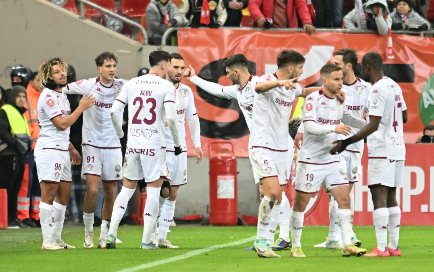 Reacția lui Dan Șucu și a oficialilor Rapidului imediat după golul de 2-1 marcat de Burmaz! Cum a fost surprins patronul giuleștenilor