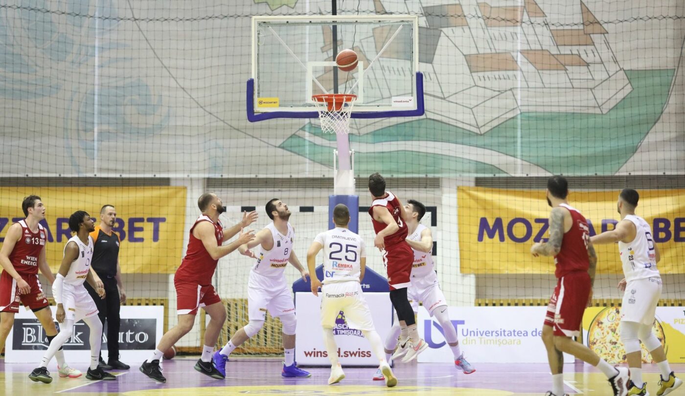 SCM Timișoara a obținut o nouă victorie în Alpe Adria Cup, cu un adversar ce a folosit doar șase jucători