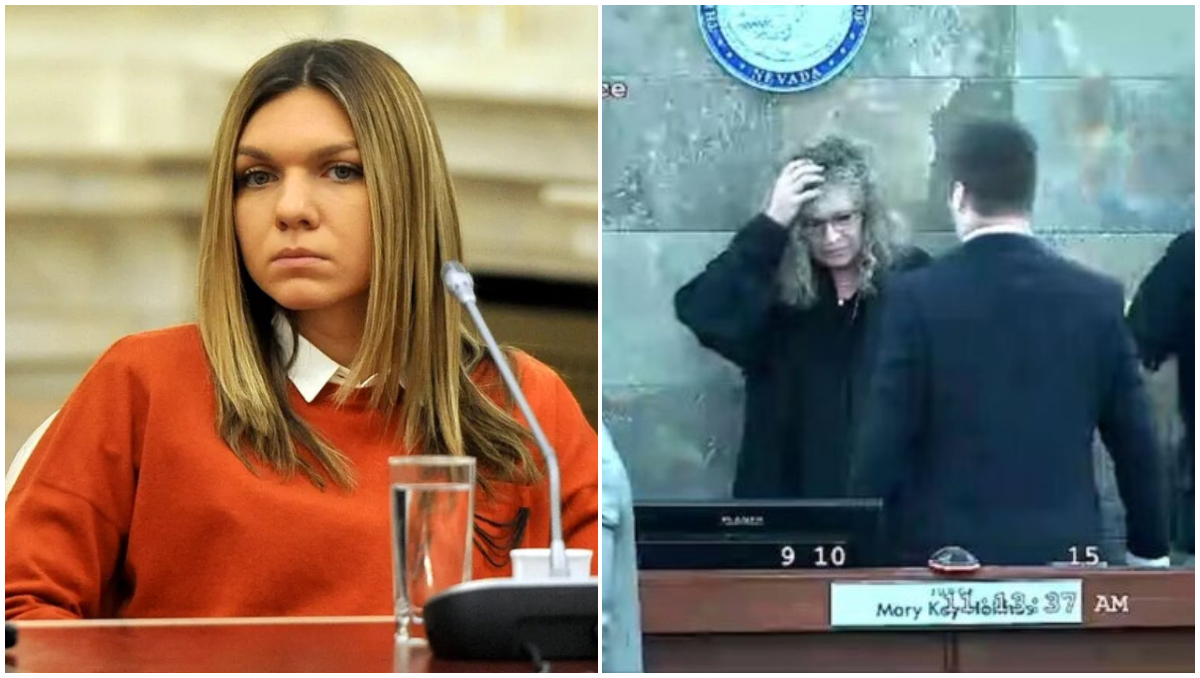 Ironie incredibilă la adresa Simonei Halep după ce judecătoarea din Nevada a fost atacată în sala de judecată: „Așa va face la următoarea audiere”. VIDEO