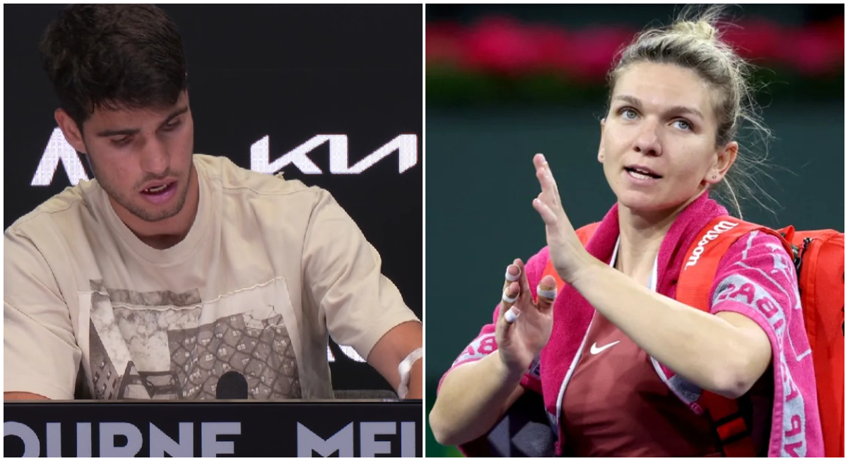 Carlos Alcaraz, mai „șifonat” decât Simona Halep după testul anti-doping de la Australian Open! Imagine-șoc cu numărul 2 ATP. FOTO
