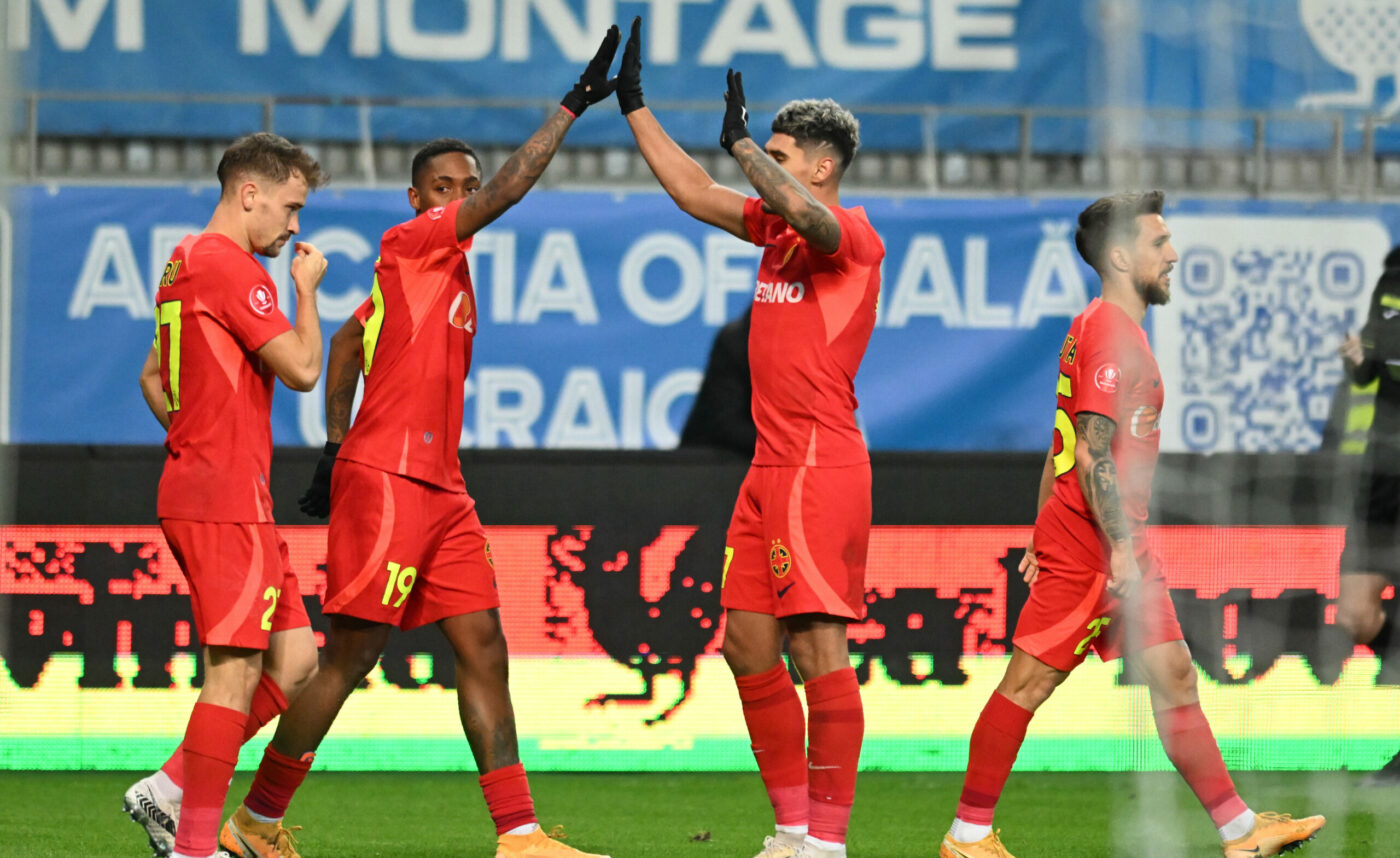 Florinel Coman, ce golazzo în Universitatea Craiova – FCSB! Vedeta cu clauză de 5 milioane de euro a marcat în cel mai pur stil Mbappe, după ce s-a distrat cu apărarea oltenilor!