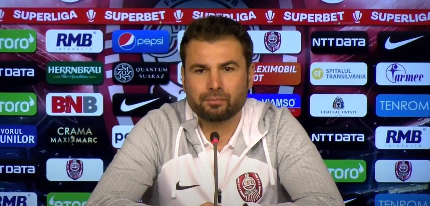 Adrian Mutu, primele declarații după ce a fost numit oficial ca tehnician al CFR Cluj! „Nu mi s-au dat șanse nicăieri de când sunt antrenor. Toată lumea mă critică. Dacă sunt aici, atunci este și meritul meu, nu?”