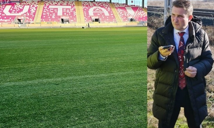 Ce se întâmplă cu noul gazon al stadionului pe care joacă UTA și ce spune primarul Aradului