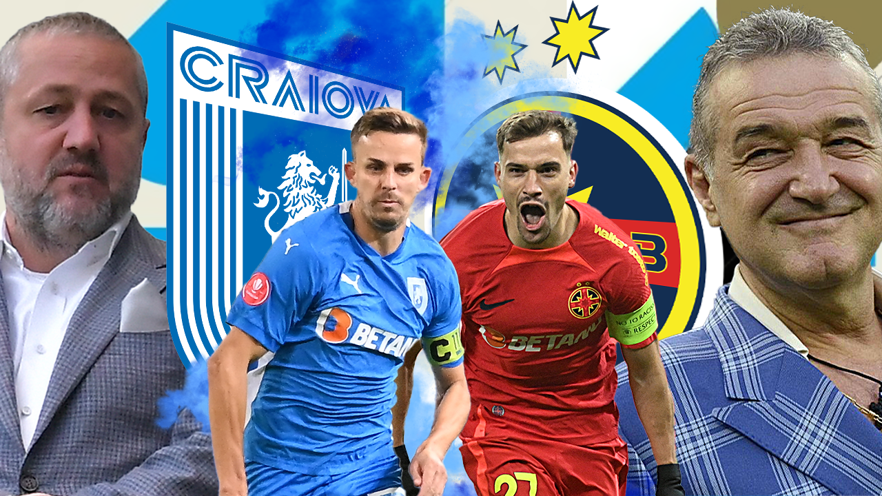 Ce polițe grele au de plătit oltenii în Universitatea Craiova – FCSB! Povara frustrărilor fără sfârșit, ghinioanele teribile, „blestemul” roș-albastru din Bănie plus orgoliul lui Mihai Rotaru, călcat în picioare un deceniu de patronul-antrenor Gigi Becali! EXCLUSIV