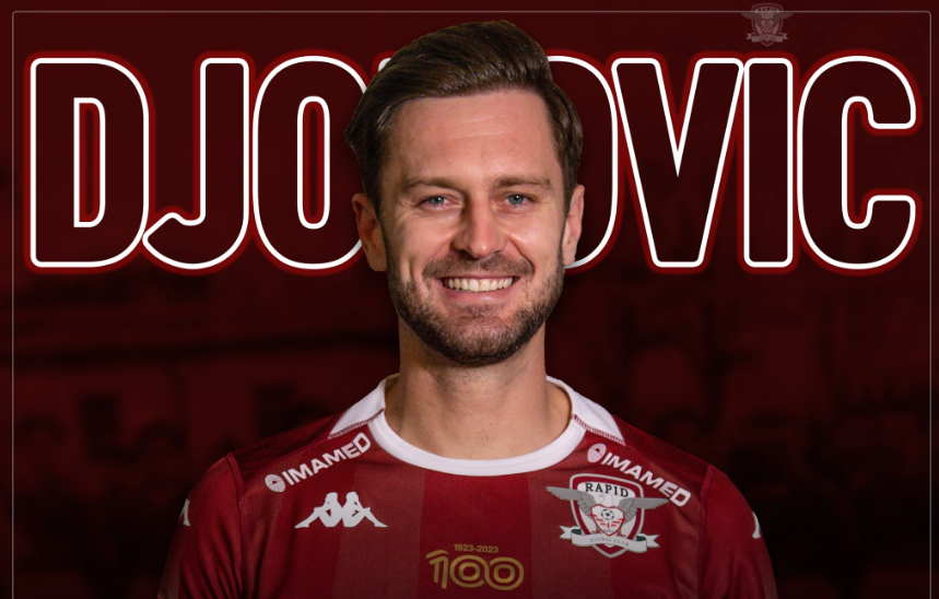 Rapid București a anunțat marele transfer de la rivala FCSB! Prima imagine cu fotbalistul în tricoul giuleștenilor: „E aici!”