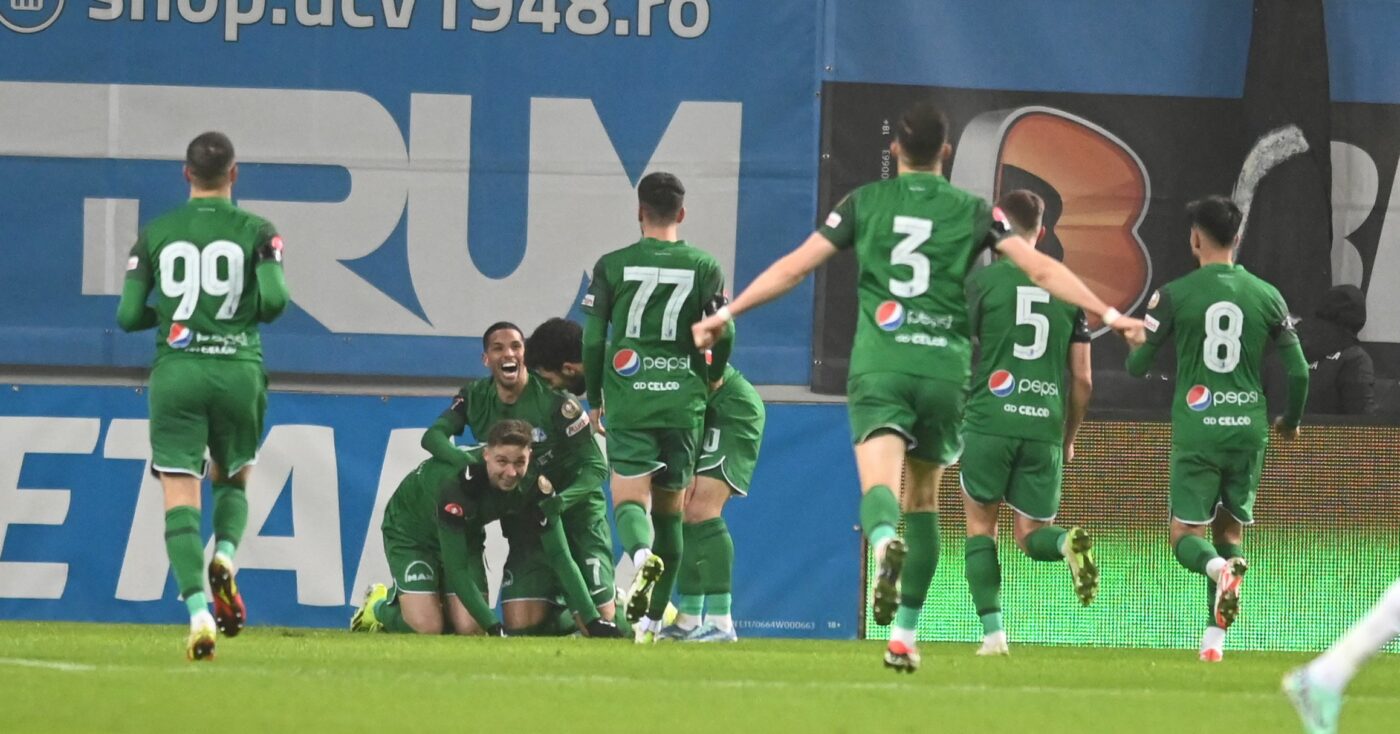 Universitatea Craiova – Farul Constanța 1-2, în etapa a 22-a din Superliga. „Regele” intră în noul an cu o victorie în Bănie!
