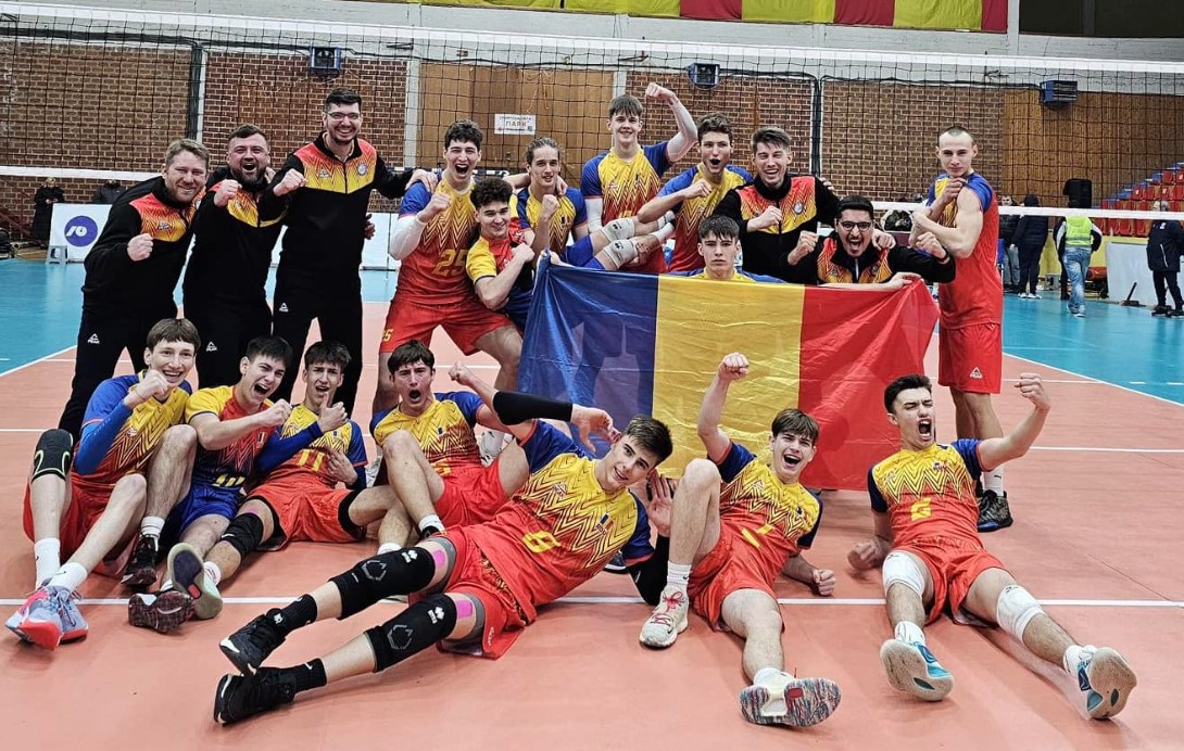 Avem viitor în volei! Naționala Under 18 a României s-a calificat la Europene după o grupă infernală în Macedonia de Nord