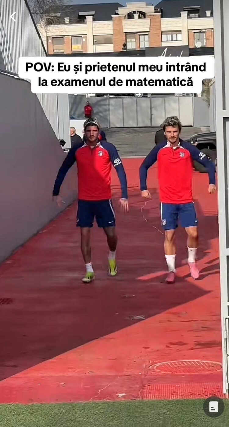 Adminul contului de Tik Tok al lui Atletico Madrid e manelist înrăit! A lovit din nou după filmulețul cu Horațiu Moldovan pe ritmurile lui Tzancă Uraganu: Griezmann şi De Paul, pe melodia lui Nicolae Guță