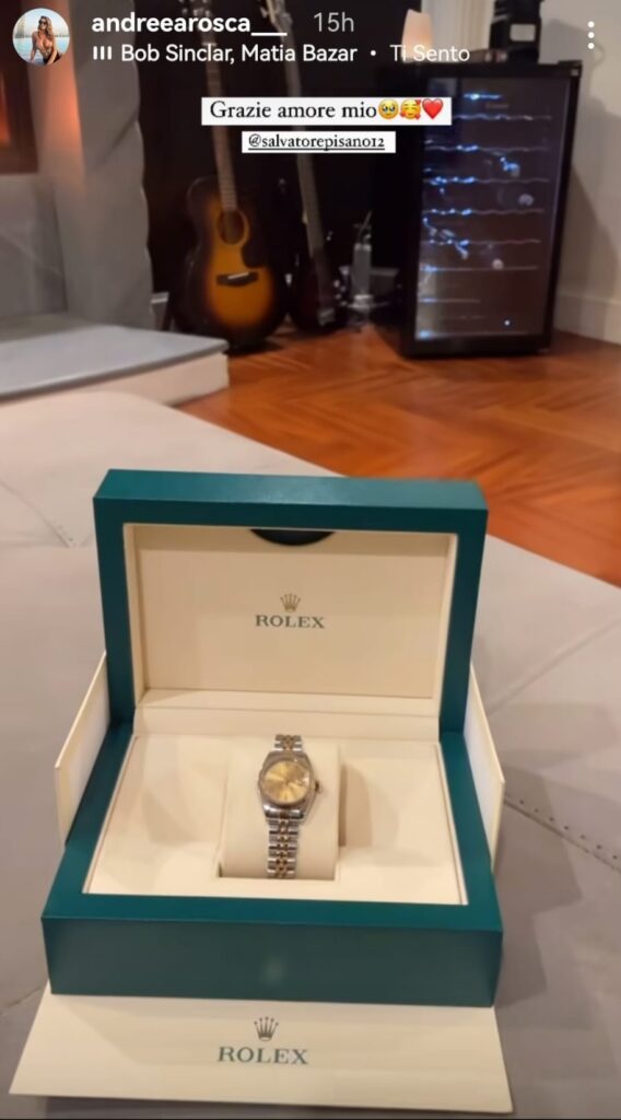 Andreea Rosca, fosta iubită a lui Adrian Crista, a primit cadou un ceas Rolex din partea actualului partener