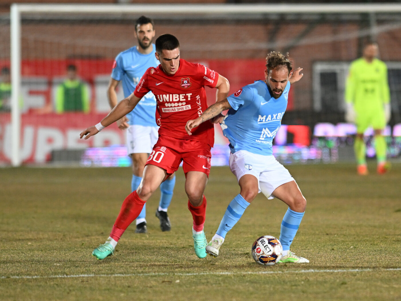 FC Voluntari – Hermannstadt 1-1, în etapa 24 din Superliga. Nicolae Dică, noroc maxim la debut! Ilfovenii egalează din penalty în minutul 90+8