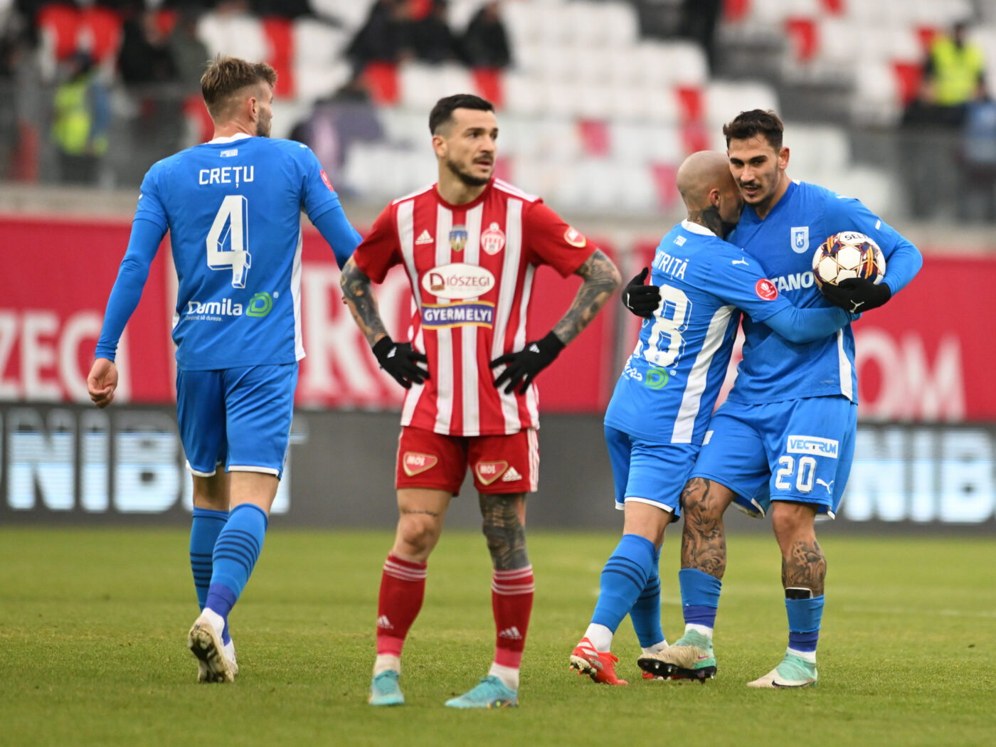 Sepsi – Universitatea Craiova 1-3, în etapa 24 din Superliga. Oltenii întorc rezultatul, covăsnenii tremură pentru play-off!