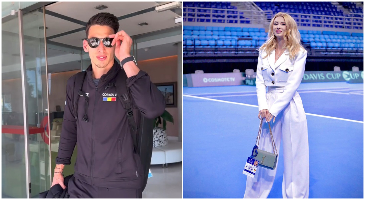 Victor Cornea și Andreea Bălan, nevoiți să se despartă! Decizia luată de tenismen după eșecul dureros din Cupa Davis. FOTO