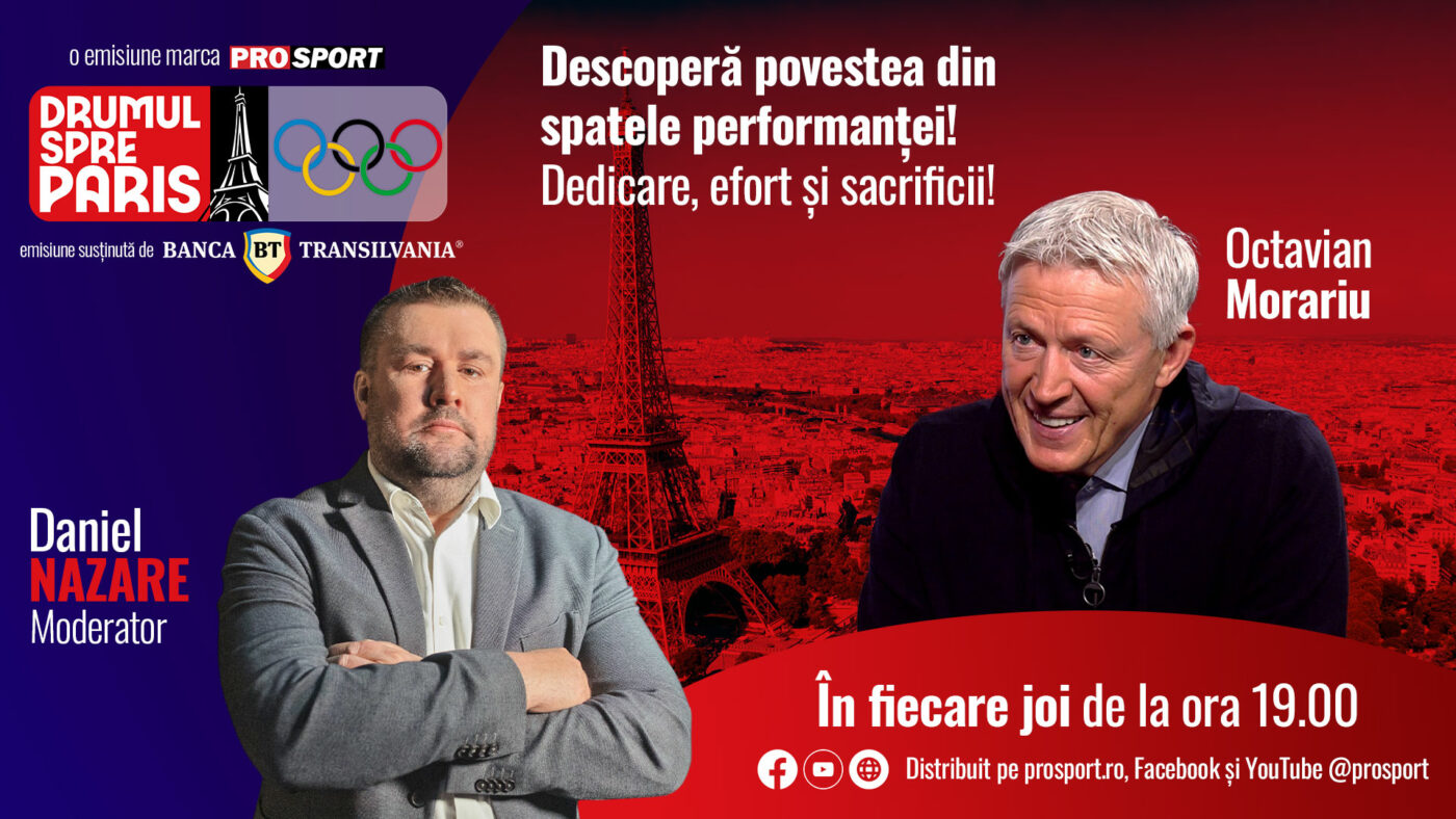 Octavian Morariu este invitatul emisiunii „Drumul spre Paris” de joi, 15 februarie, de la ora 19:00
