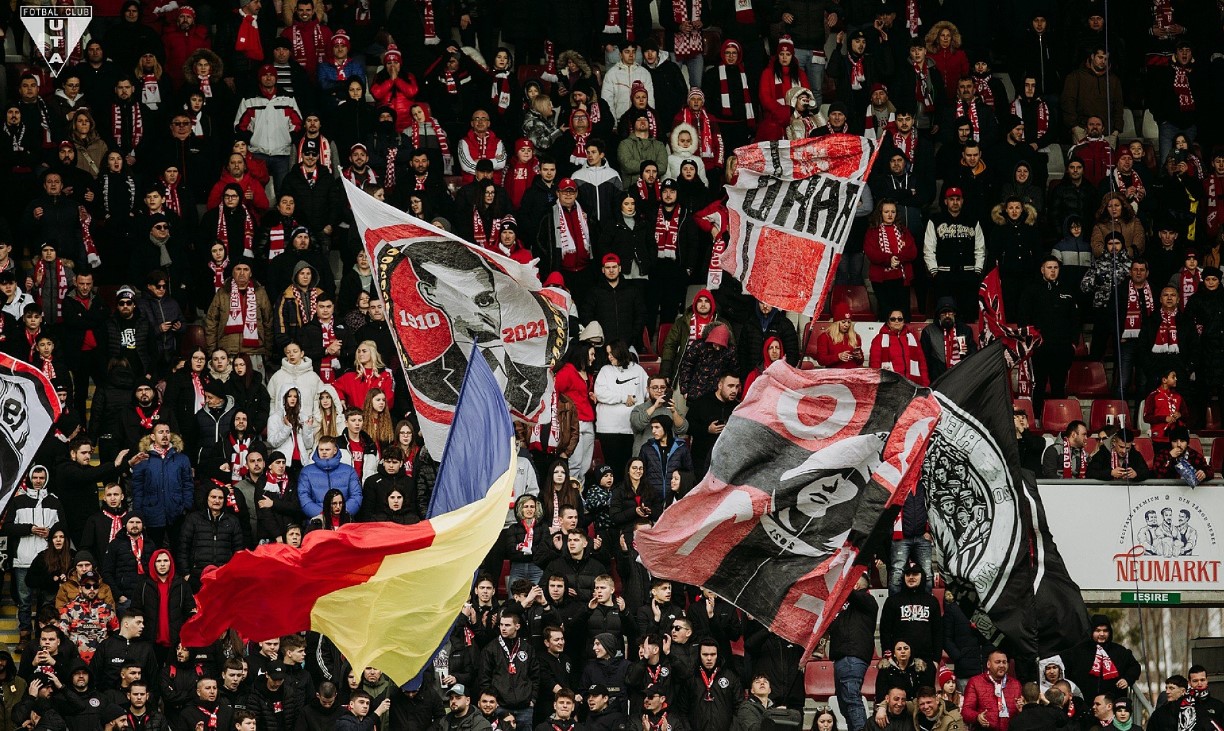 UTA Arad le interzice accesul pe stadion suporterilor: „Aceste acțiuni aduc prejudicii majore!”