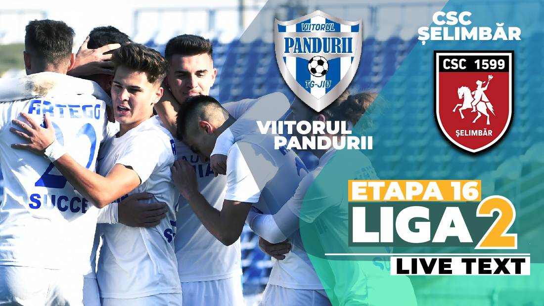 CSC Șelimbăr câștigă întâlnirea cu Viitorul Pandurii și este prima echipă calificată matematic în play-off în acest sezon. Toate golurile, înscrise în repriza a doua