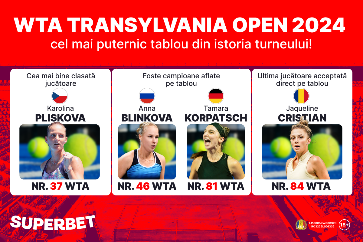 ADVERTORIAL | Încă o câștigătoare-surpriză la Transylvania Open? Vezi Oferta pentru SuperTurneul de la Cluj-Napoca!
