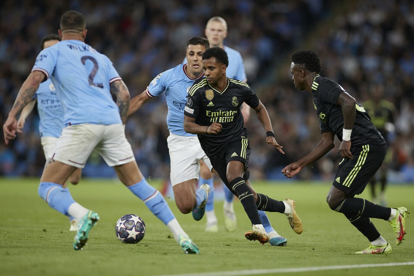 Aroganță fără măsură a lui Rodrygo de la Real Madrid, după ce a văzut că va juca împotriva celor de la Manchester City în sferturile Ligii Campionilor! Brazilianul a fost erou acum două sezoane, chiar împotriva echipei lui Guardiola, când a dat două goluri în prelungiri