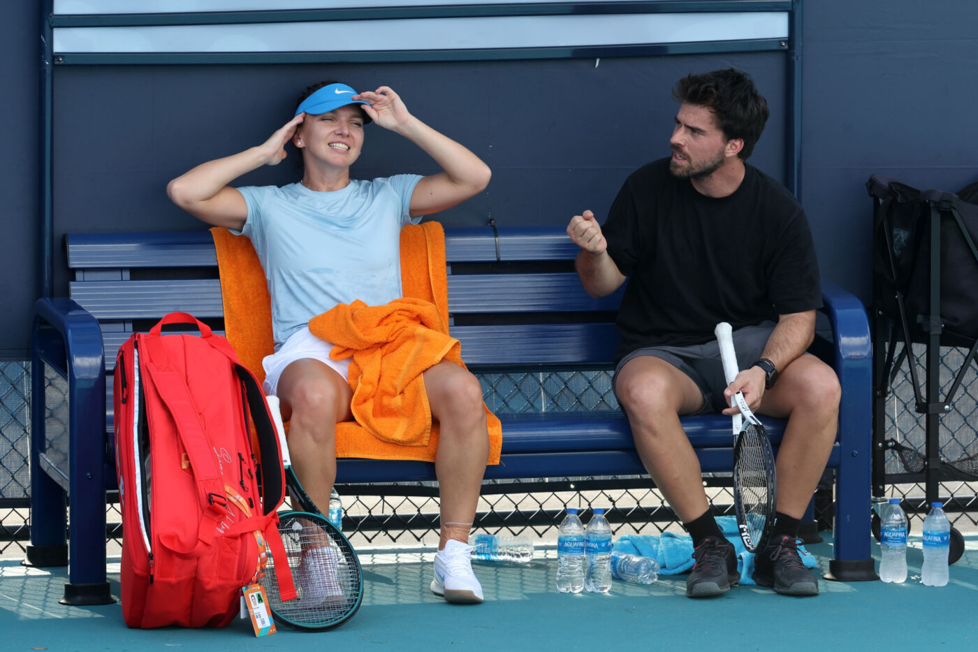 Au rămas uluiți când au văzut-o în tribune la meciul Simonei Halep! Jucătoarea care a câștigat un Grand Slam a venit special