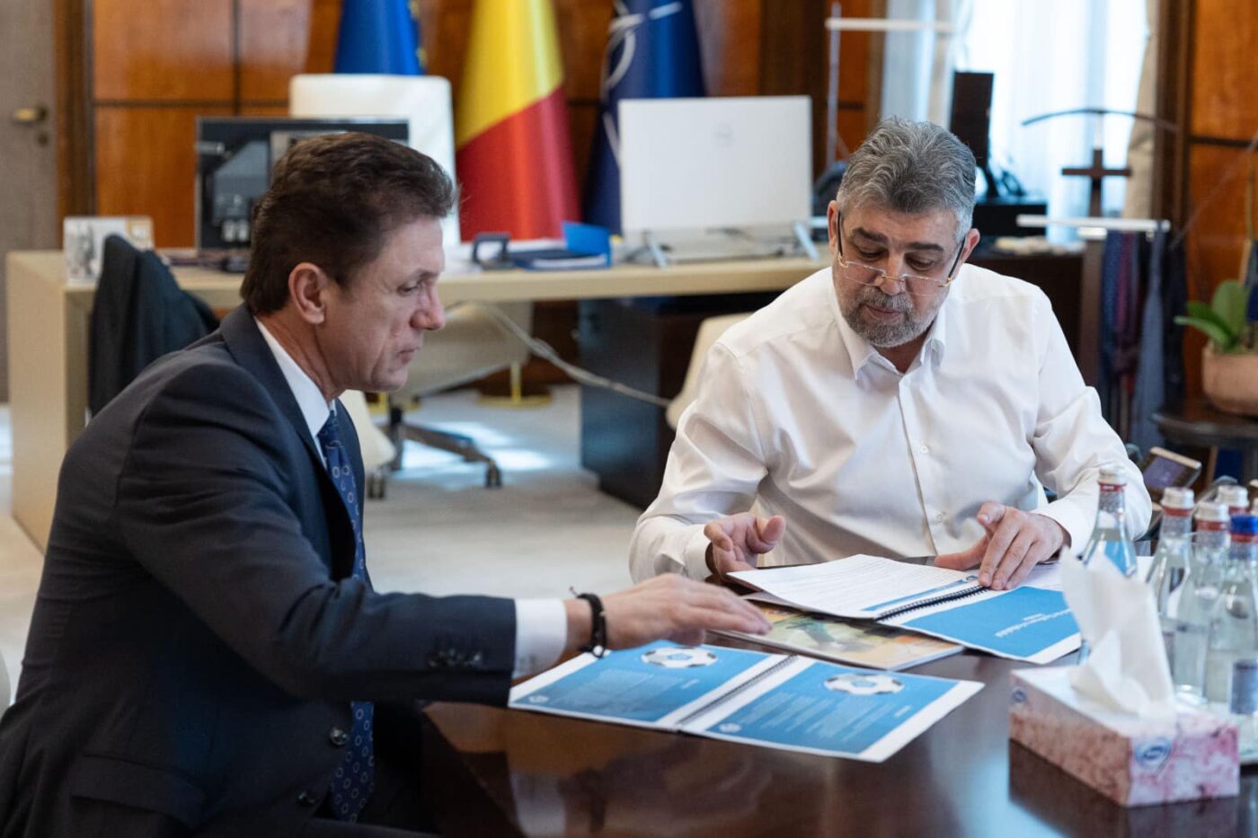 Ce au discutat Gică Popescu și Marcel Ciolacu la întâlnirea lor! „E în topul priorităților mele”