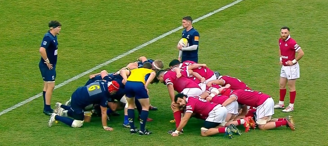 Georgia ne-a administrat un nou eșec la scor în rugby! Este a 9-a victorie consecutivă pentru gruzini în întâlnirile directe cu „stejarii” din 2017 încoace