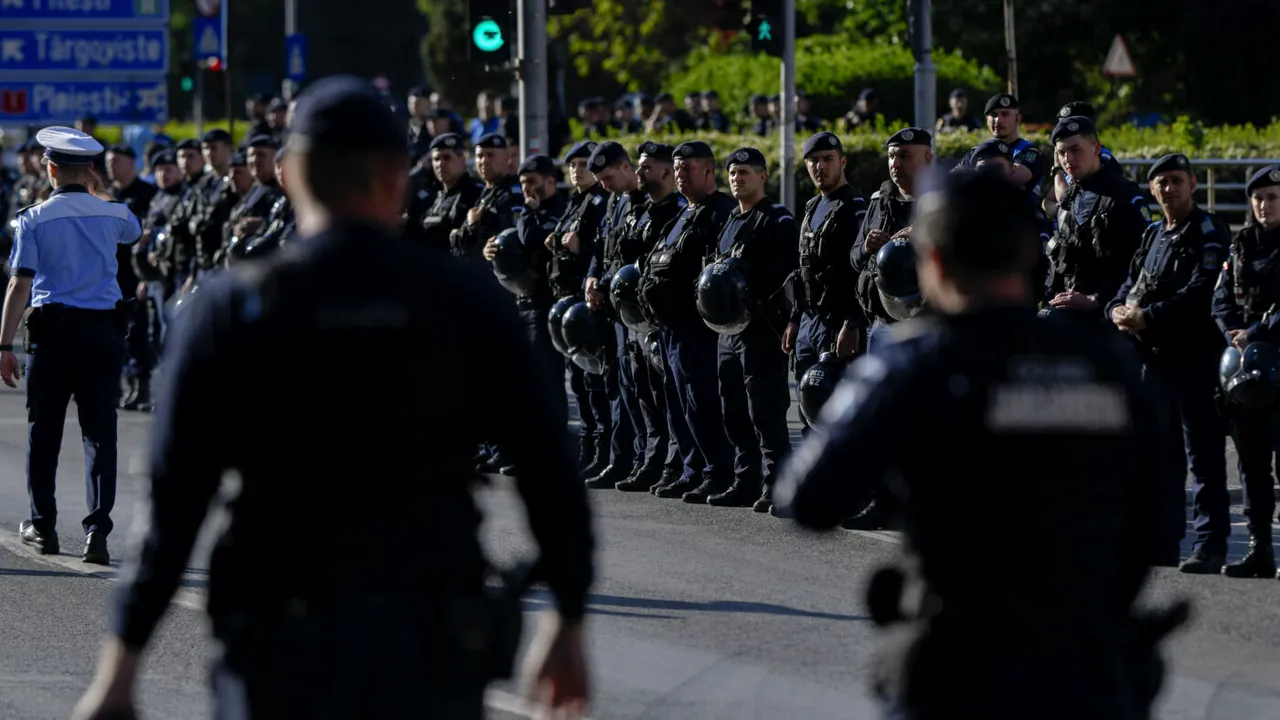 Jandarmeria Capitalei, măsuri drastice după amicalul România – Irlanda de Nord 1-1. Ce amenzi s-au dat și câți fani sunt interziși pe stadioane