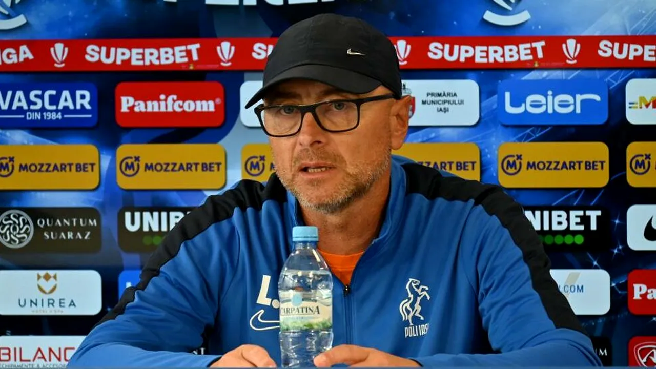 Leo Grozavu, discurs dur după înfrângerea din meciul Oțelul – Poli Iași 1-0. Cum a încercat să își motiveze jucătorii: „Trebuie să fim bărbați!”