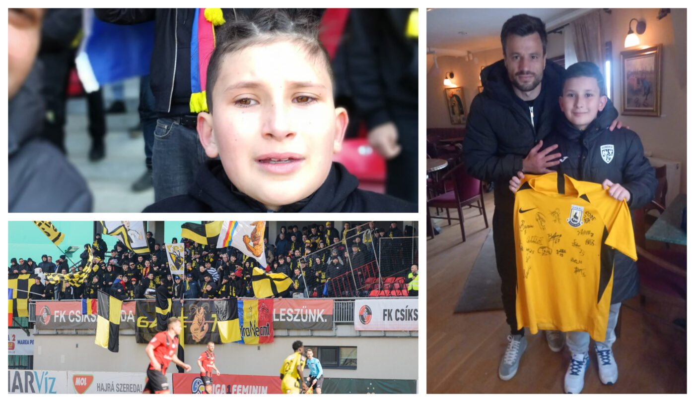 Povestea lui Nicholas, puștiul de 9 ani care a plâns în tribune, la Miercurea Ciuc, după înfrângerea Ceahlăului. Gestul superb făcut de căpitanul Azdren Lllullaku pentru micuțul suporter