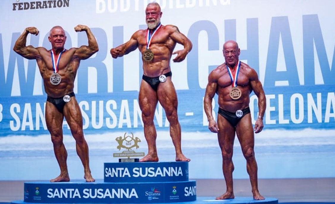 Bronz mondial la vârsta de 73 de ani! Povestea polisportivului din Vaslui, acum din Năvodari, care uimește lumea culturismului internațional: „Aș introduce mai multe ore de sport în școală”. INTERVIU