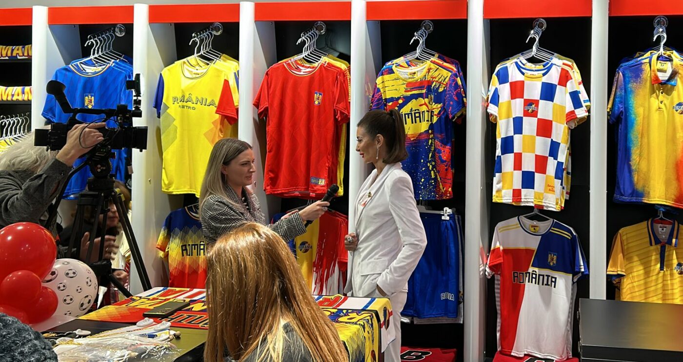 Soția lui Nicolae Badea și-a deschis un magazin care comercializează produse pentru fanii lui Dinamo și ai echipei naționale! Acționarul „câinilor” a lipsit de la inaugurare