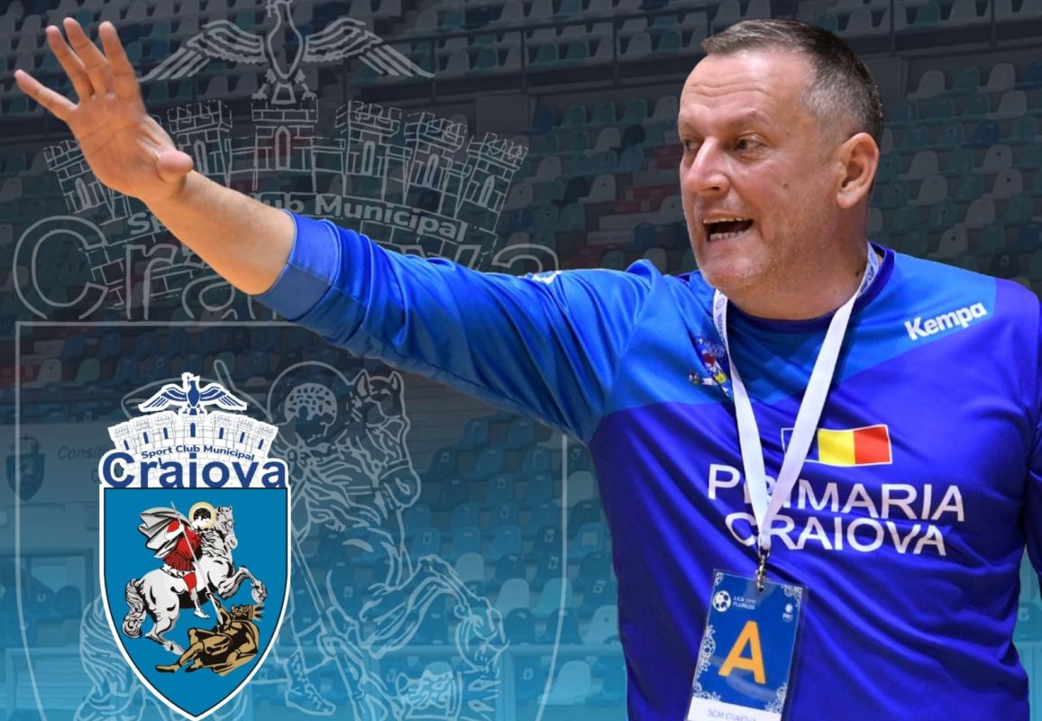 Universitatea Craiova s-a despărţit de antrenorul Bogdan Burcea! Unde pleacă tehnicianul care a adus Cupa EHF în Bănie