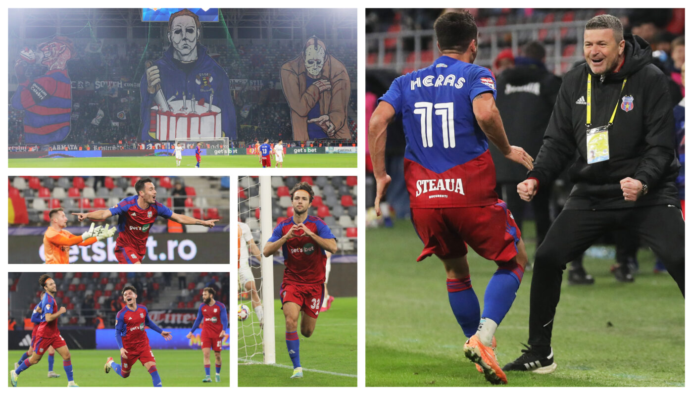 Steaua a măcelărit Viitorul Pandurii în 45 de minute, Daniel Oprița rămâne sceptic în privința calificării în play-off: ”Nu se vede, chiar e departe”