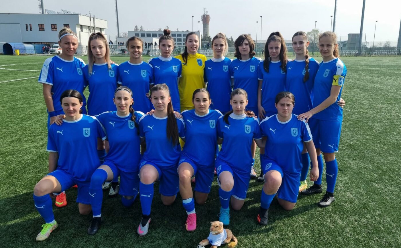 Înainte de FC U Craiova – Universitatea Craiova, derby-ul Băniei s-a jucat la fotbal feminin! A fost măcel!