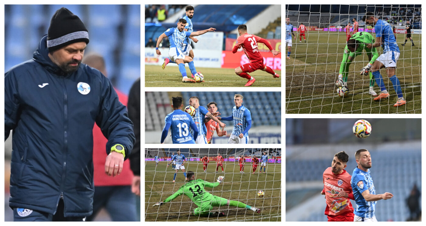 Corvinul a primit gol după șapte meciuri și a pierdut după zece jocuri! Florin Maxim, în urma eșecului cu Gloria Buzău: ”A doua lor reușită, dintr-un penalty care nu a fost”