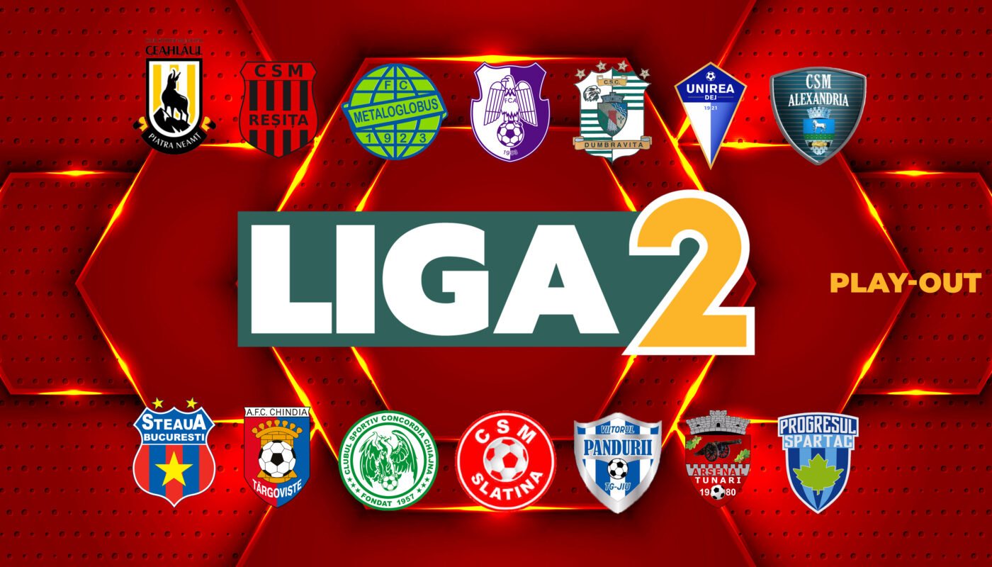 Steaua începe cu un meci la Târgu Jiu, Ceahlăul debutează acasă, iar CFC Argeș stă. A fost stabilit programul play-out-ului din Liga 2