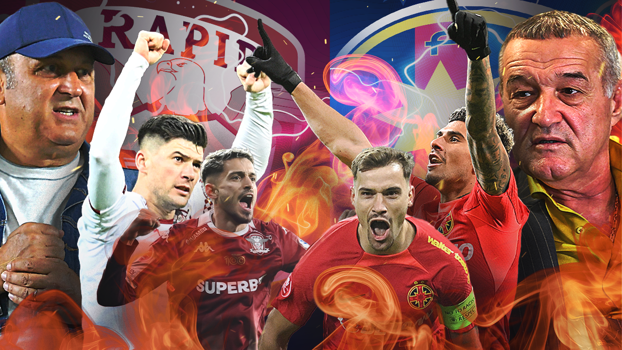 Mizele ascunse din Rapid – FCSB, meciul campionatului! De la planurile lui Gigi Becali și Dan Șucu la viitorul Superligii și deciziile lui Edi Iordănescu pentru EURO 2024. Descoperă întrebările grele care vor primi răspuns. EXCLUSIV