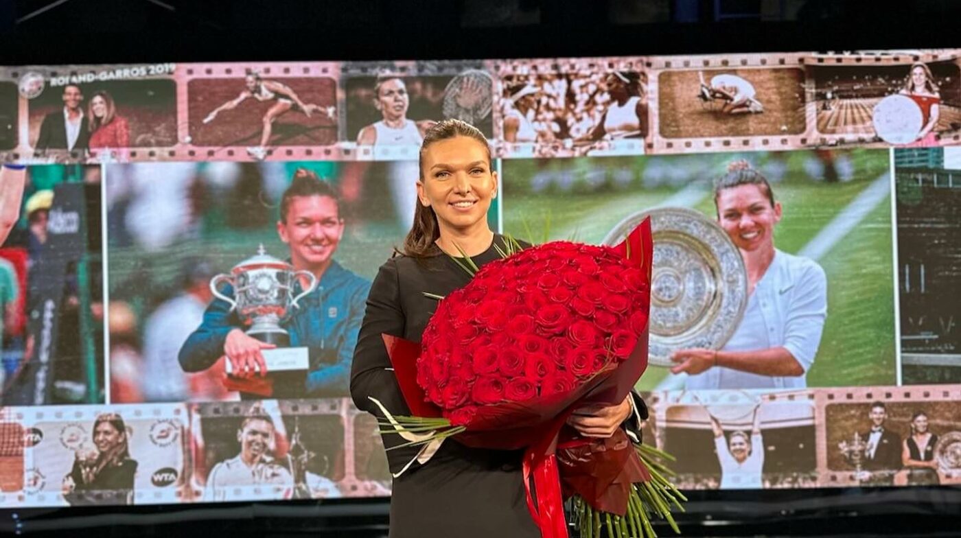 Cât a plătit Simona Halep pentru rochia în care a dat primul interviu după ce a câștigat la TAS! Doar cei mai bogați dintre români și-ar permite-o