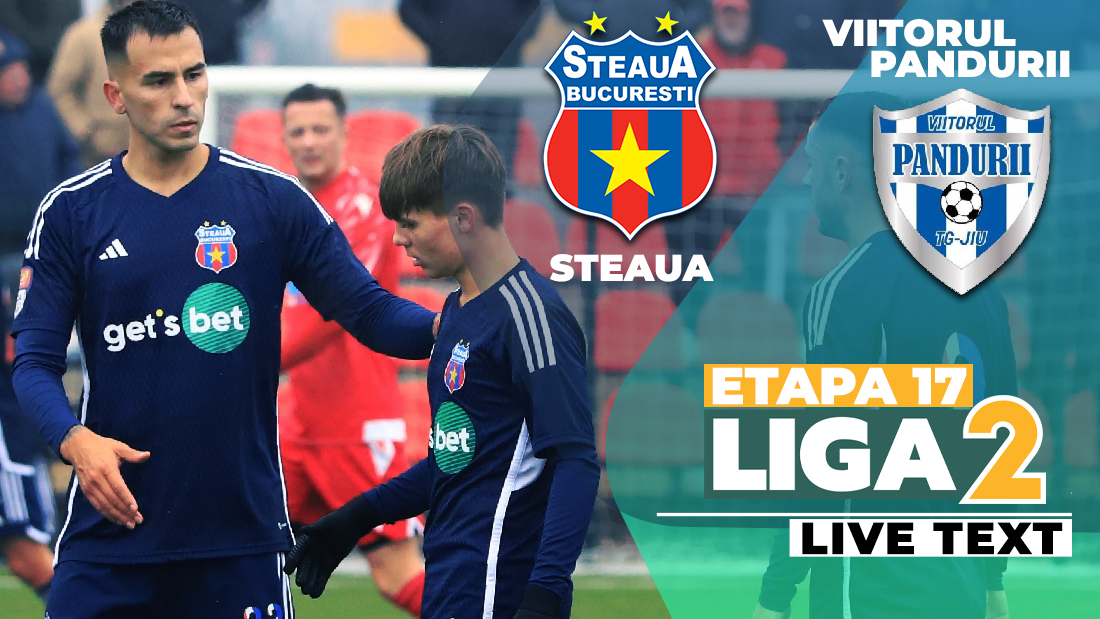 Steaua defilează cu Viitorul Pandurii, dar abia în repriza secundă, și continuă să spere la play-off. Boiciuc și Nacho Heras au fost oamenii jocului