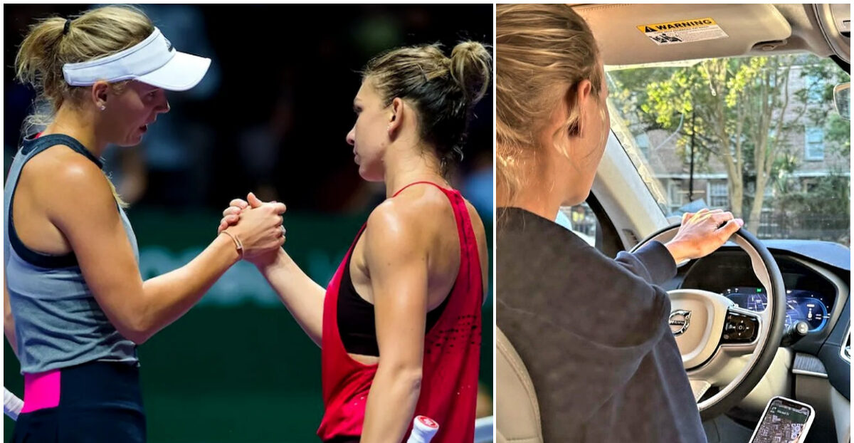 Aflată „la cuțite” cu Simona Halep, Caroline Wozniacki a fost dată de gol de o colegă! Ce a pățit daneza în trafic, la Charleston. FOTO